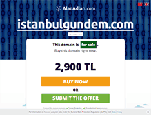 Tablet Screenshot of istanbulgundem.com